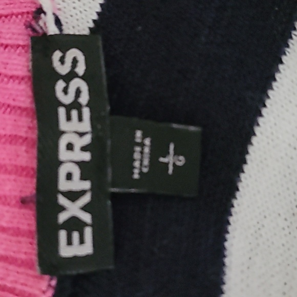 Express Dress Blue & White - Picture 4 of 5